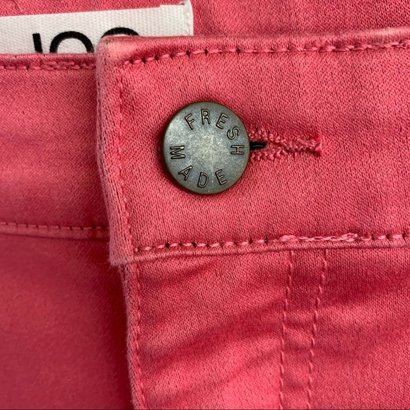 Joe Fresh Pink Slim Fit Capri Cotton Jeans | 14 - Picture 4 of 7